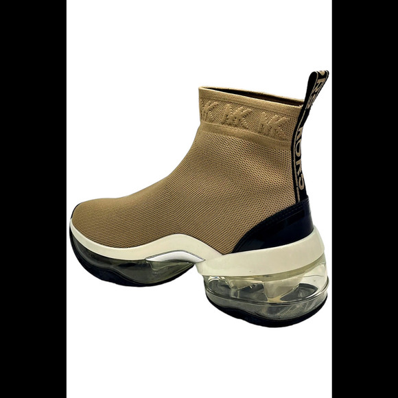 Michael Kors Women's Olympia Extreme Stretch Knit Sneaker Camel Multi - Medium - Picture 3 of 3